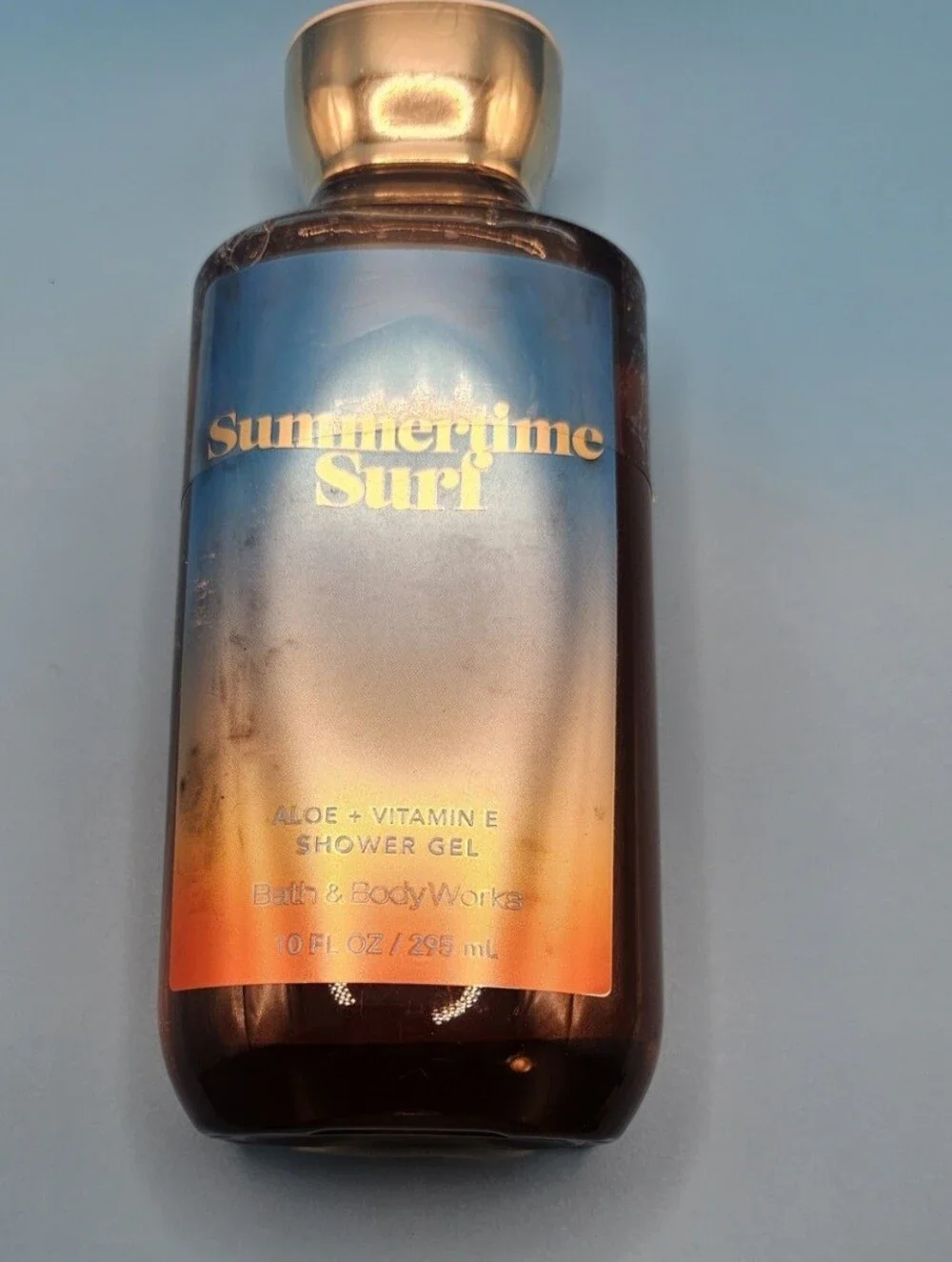 Bath & Body Works Summertime Surf Shower Gel - Blue & Orange Gradient